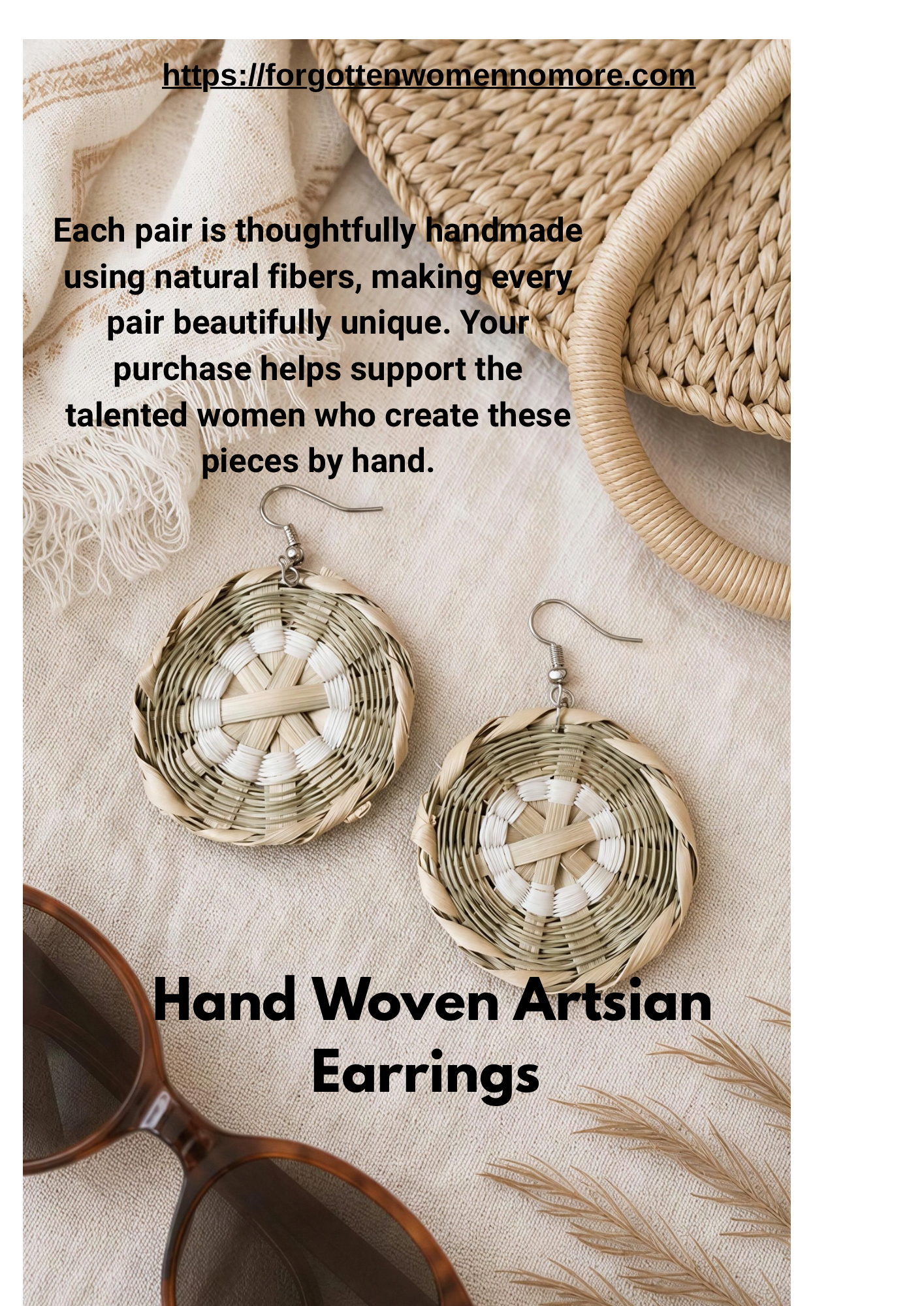 Boho Handmade Woven Earrings