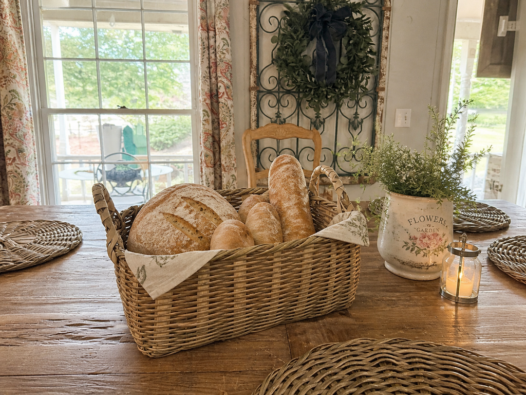 Handmade Woven Bread Basket