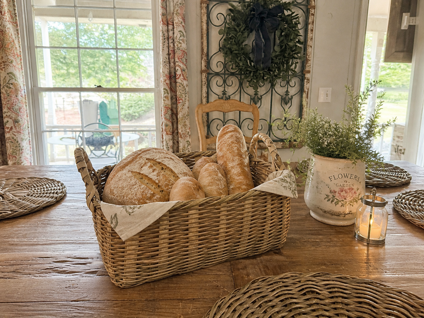 Handmade Woven Bread Basket