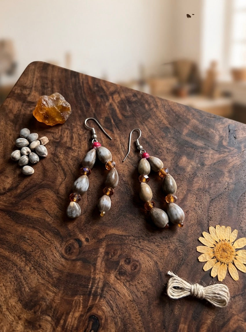 Dangling Job of Tears Earrings