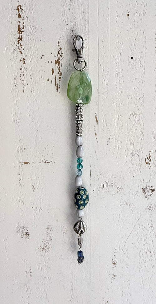 Blue and Green Bag Charm