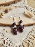 Midnight Lava Cascade” Earrings