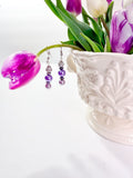 BEAUTIFUL LAVENDER EARRINGS
