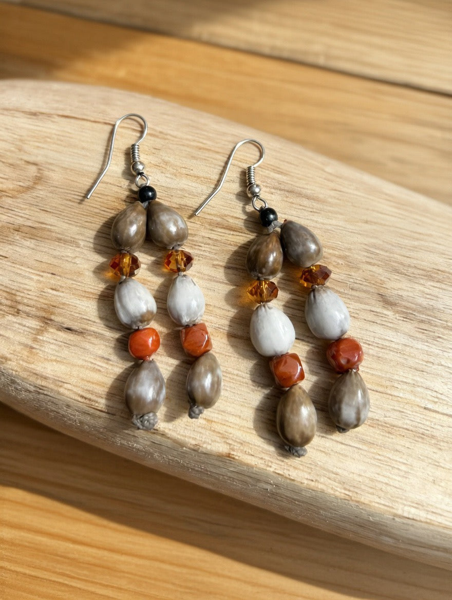 Earthy and Ember Earrings