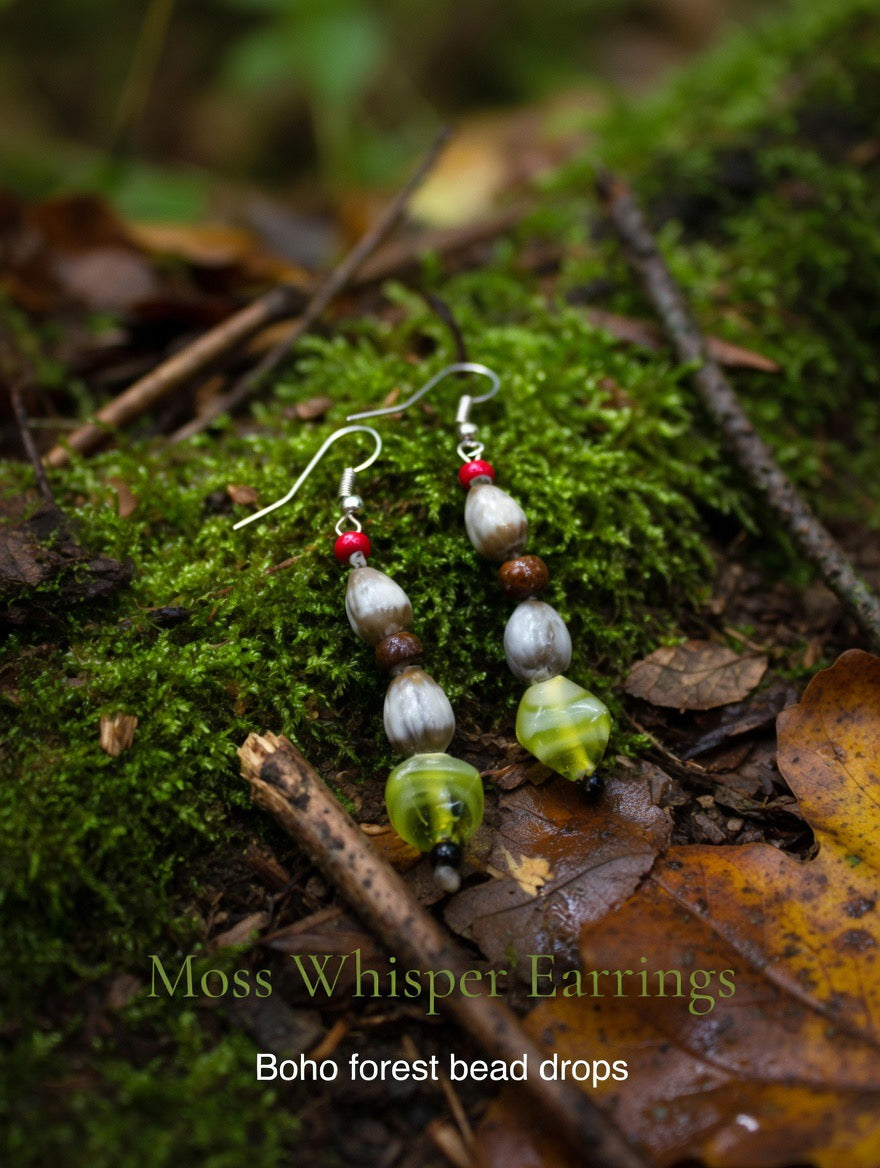 Moss Whisper Earrings
