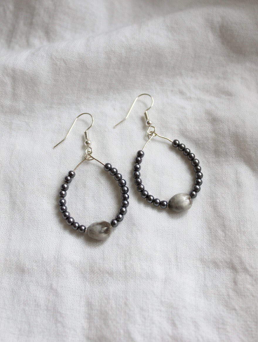 Moonlit Hoop Earrings