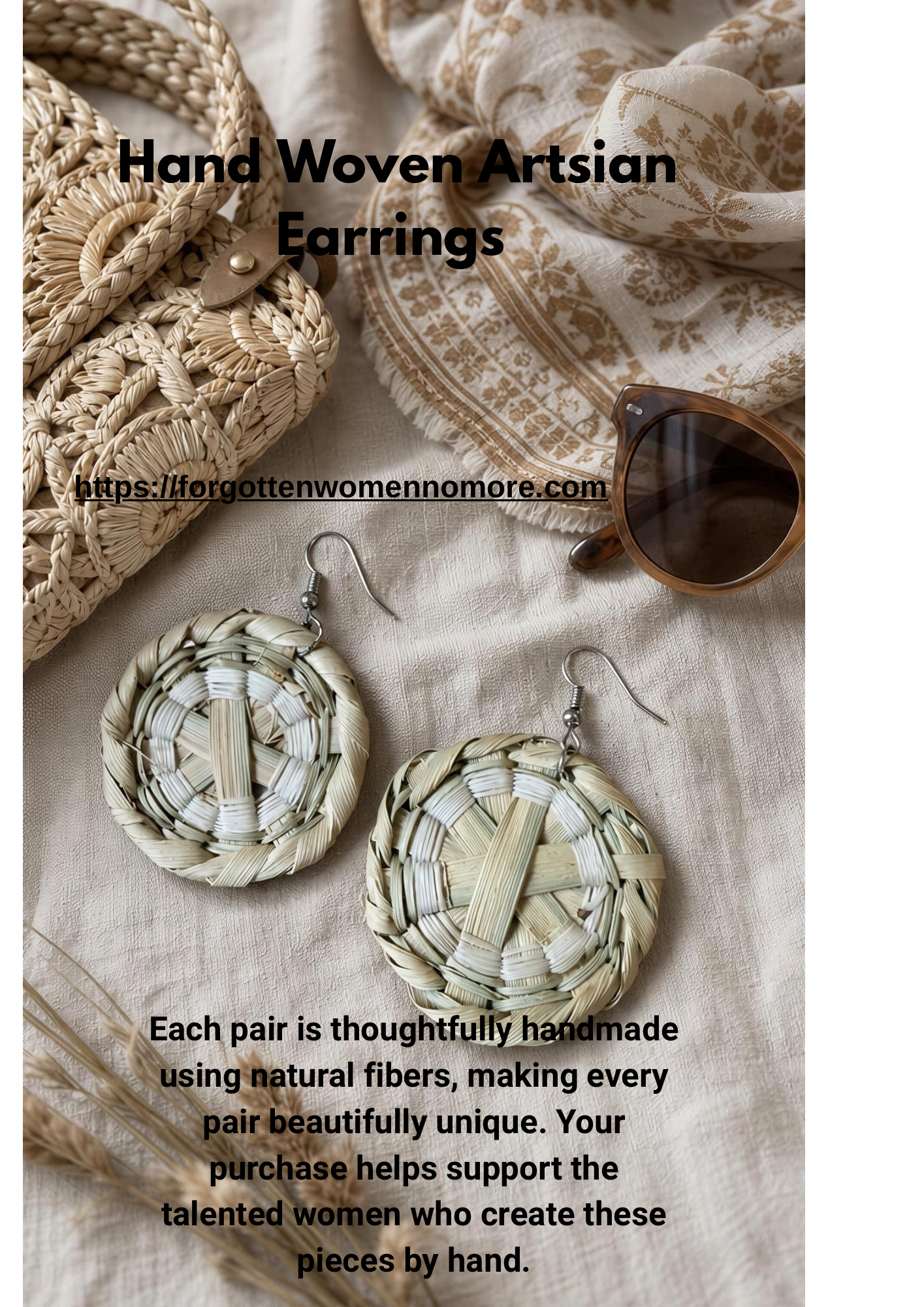 Boho Handmade Woven Earrings