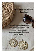 Boho Handmade Woven Earrings
