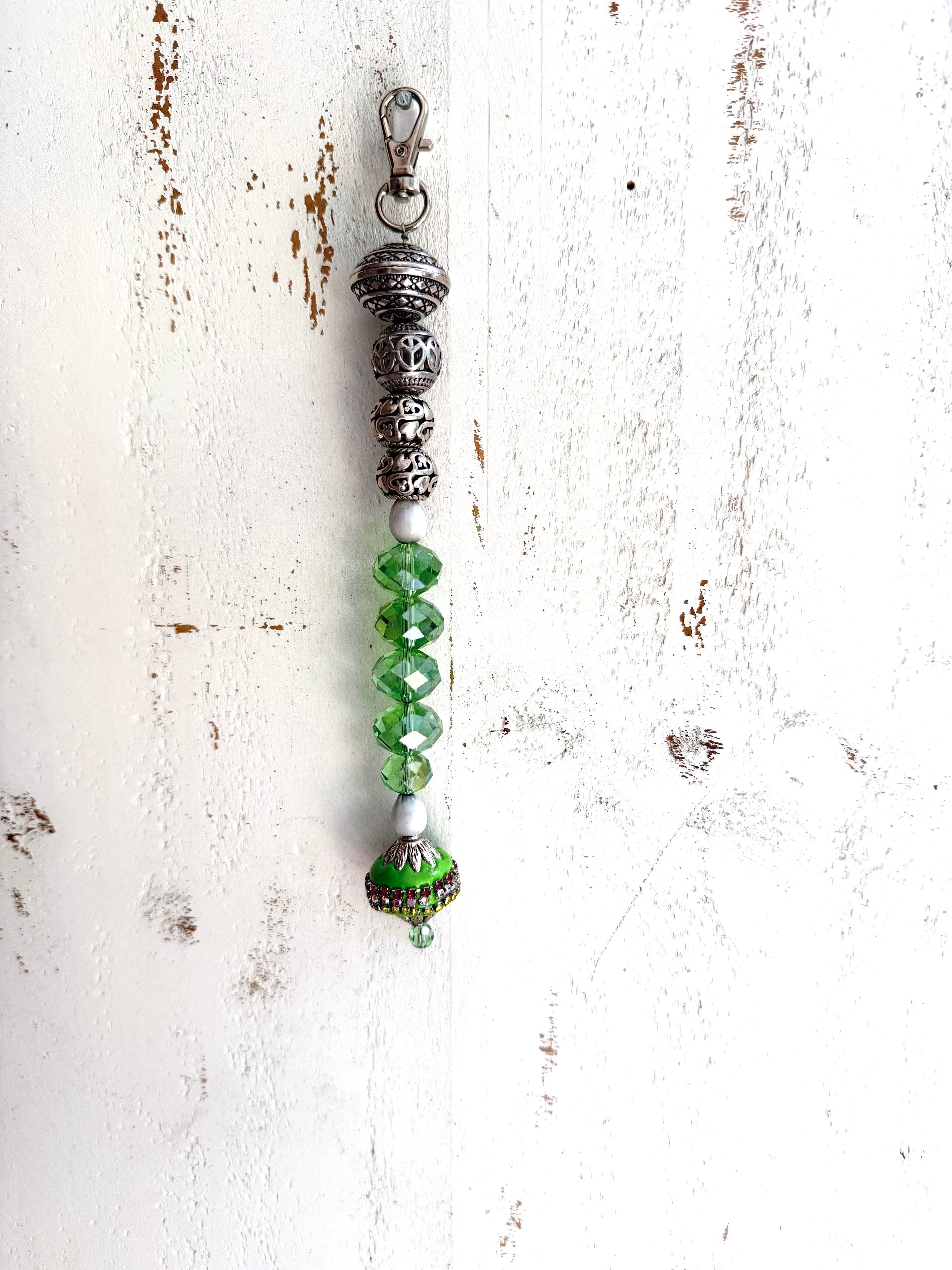 Forest Green Bag Charm