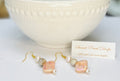 Pearl & Peach Earrings