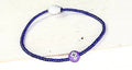 ELEGANT PURPLE CROSS BRACELET