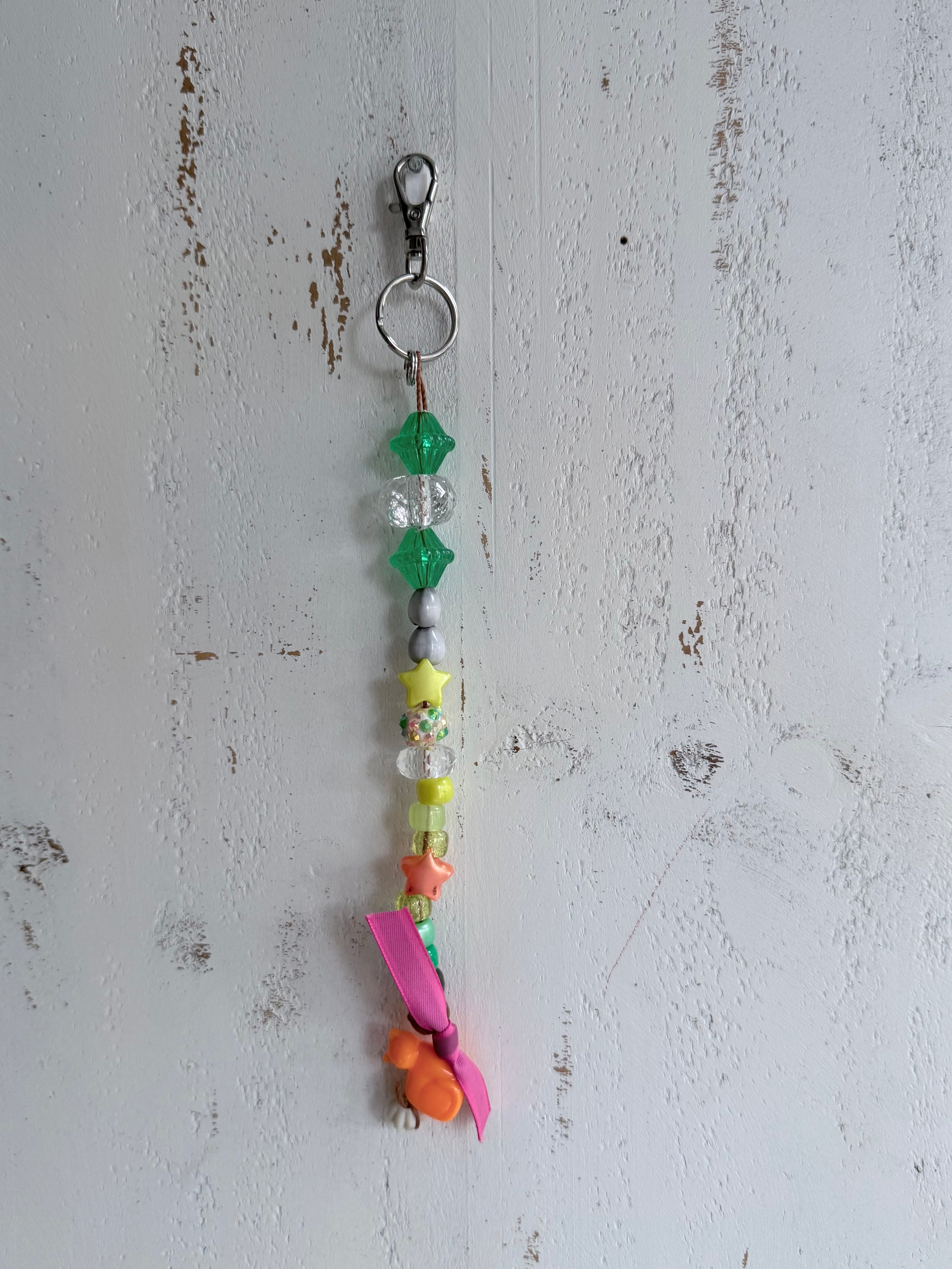 A Little Orange Kitty Bag Charm